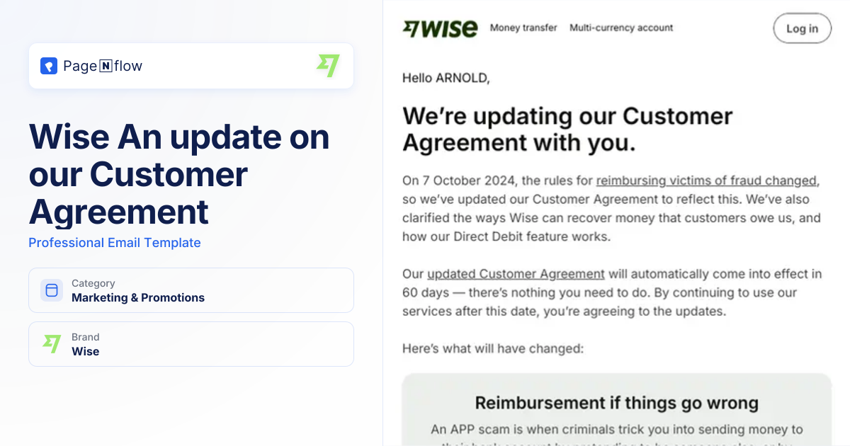 An update on our Customer Agreement